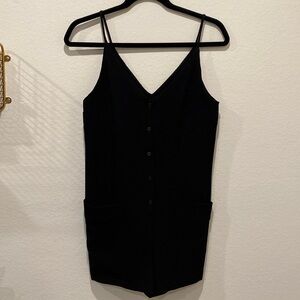 Topshop Black Romper
